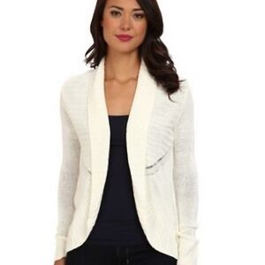 New Lilly Pulitzer Marla Knit Cardigan Cameo White